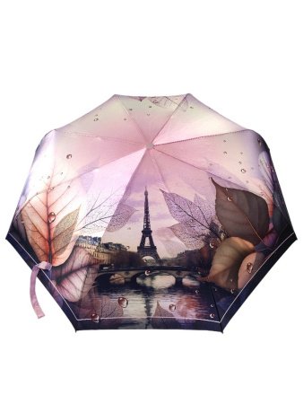 Зонт женский DINIYA арт.291 полуавт 23"(58см)Х8К город капли