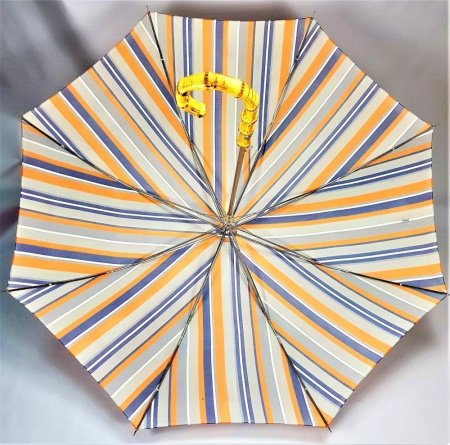 Зонт-трость женский атласный с бамбуковой ручкой