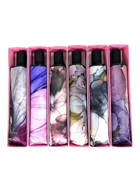 Зонт женский DINIYA арт.138 автомат 23"(58см)Х8К разводы