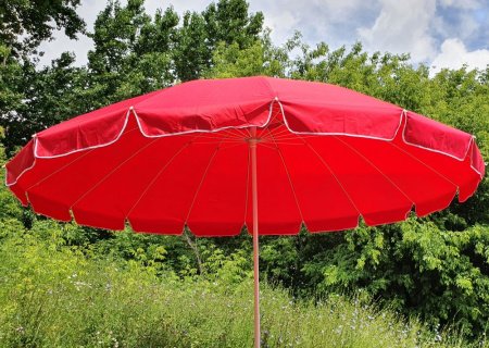 Зонт-пляжный DINIYA арт.8109 полуавт 59"(150см)Х16К 