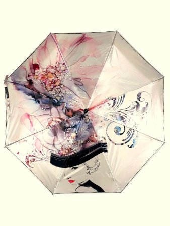 Зонт женский DINIYA арт.213 полуавт 23"(56см)Х8К 