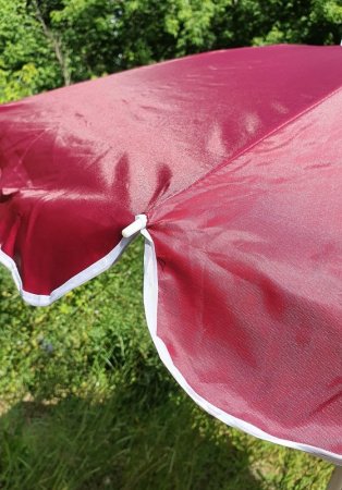 Зонт-пляжный DINIYA арт.8107 полуавт 43"(110см)Х8К серебро  