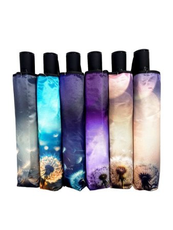 Зонт женский DINIYA арт.268 полуавт 23"(58см)Х8К одуванчик