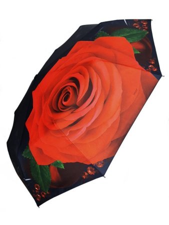 Зонт женский DINIYA арт.2737 автомат 23"(58см)Х9К роза