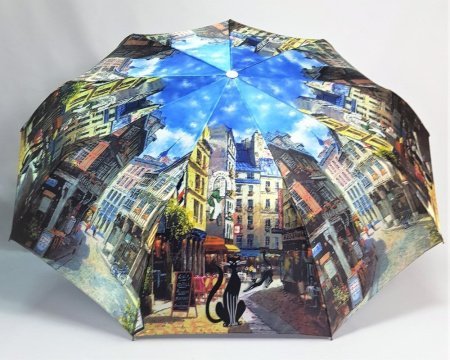 Зонт женский DINIYA арт.2203 (2757) полуавт 23"(58см)Х9К