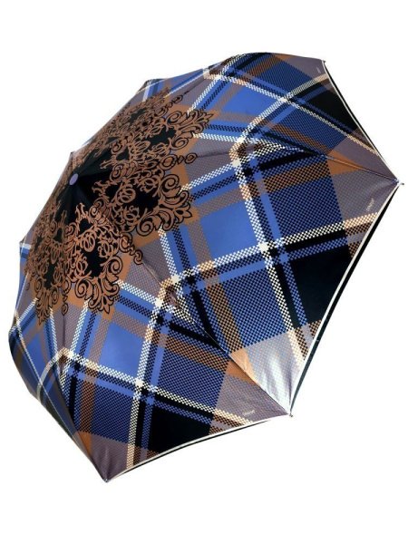 Зонт женский DINIYA арт.219 полуавт 23"(58см)Х8К клетка