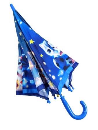 Зонт детский DINIYA арт.2631 полуавт 19"(48см)Х8К котенок