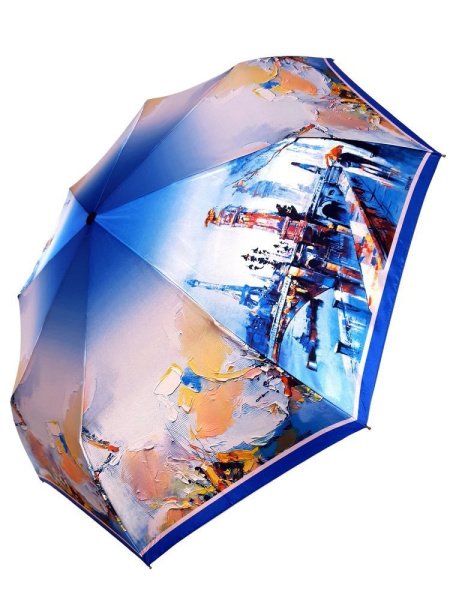 Зонт женский DINIYA арт.133 полуавт 23"(58см)Х8К романтик