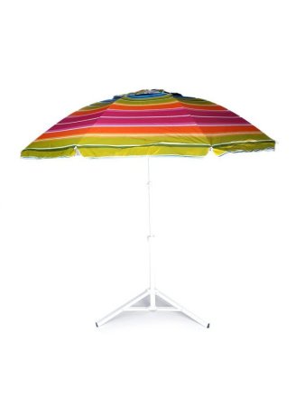 Зонт-пляжный DINIYA арт.8106 полуавт D=160 8K полоска