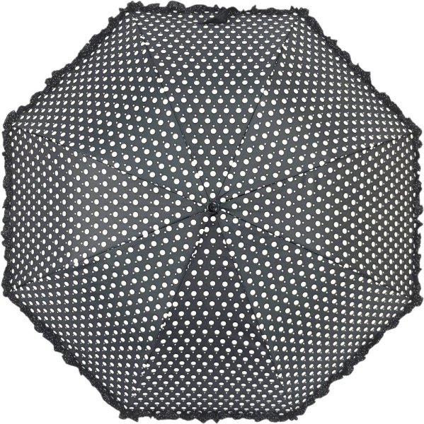 Зонт детский DINIYA арт.2614 (405) полуавт 19"(48см)Х8К горох