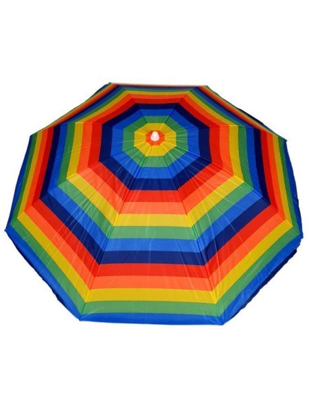Зонт-пляжный DINIYA арт.8105 полуавт D=160 8K полоска