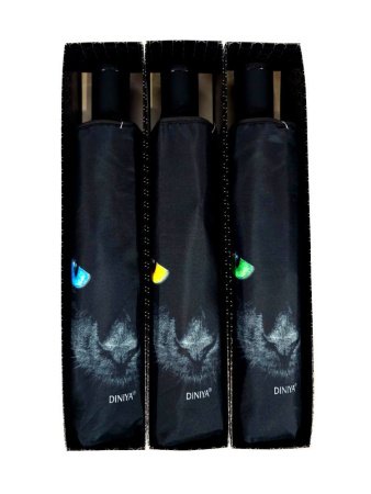 Зонт женский DINIYA арт.236 автомат 23"(58см)Х8К глаза