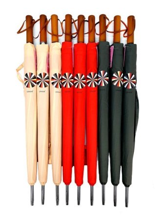 Зонт-трость женский DINIYA арт.184-А полуавт 23"(58см)Х24К