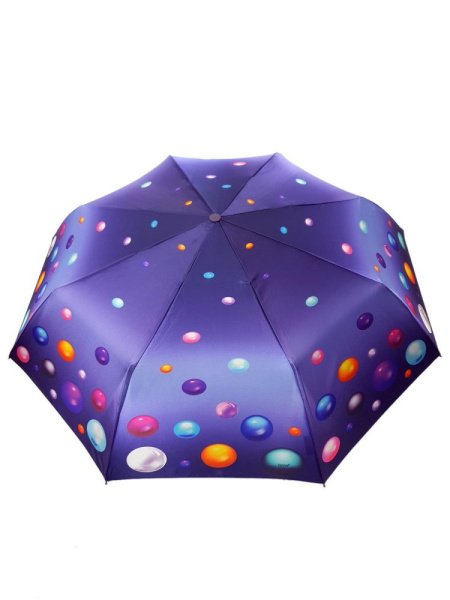 Зонт женский DINIYA арт.110 полуавт 23"(58см)Х8К камешки