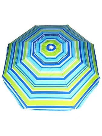 Зонт-пляжный DINIYA арт.8106 полуавт D=160 8K полоска