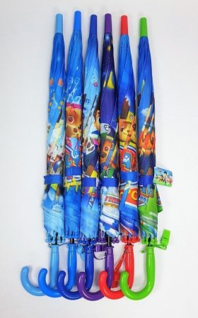 Зонт детский DINIYA арт.2602 (2222) полуавт 19"(48см)Х8К