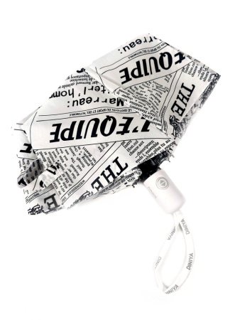 Зонт женский DINIYA арт.227 автомат 21"(54см)Х8К газета