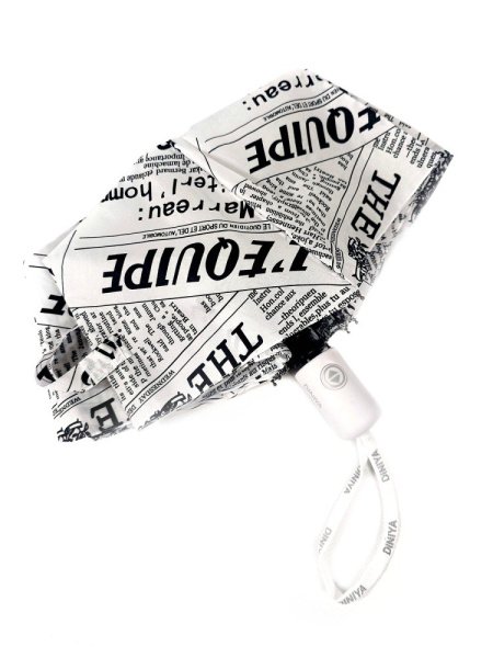 Зонт женский DINIYA арт.227 автомат 21"(54см)Х8К газета