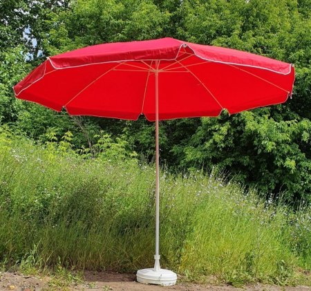 Зонт-пляжный DINIYA арт.8110 полуавт 63"(160см)Х8К 