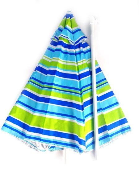 Зонт-пляжный DINIYA арт.8106 полуавт D=160 8K полоска