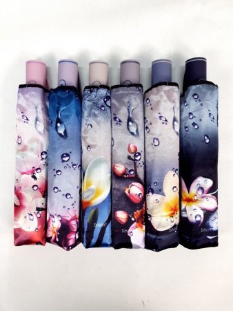 Зонт женский DINIYA арт.164 полуавт 23"(58см)Х8К