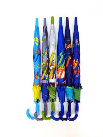 Зонт детский DINIYA арт.2622 полуавт 17"(44см)Х8К DINO