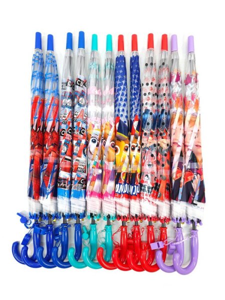 Зонт детский DINIYA арт.26A полуавт 19"(48 см)Х8К 