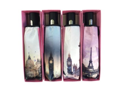 Зонт женский DINIYA арт.292 автомат 4 слож. 21"(54 см)Х8К мини 