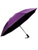 Зонт женский DINIYA арт.206-17 автомат 23"(58см)Х9К 6 рас обрат.тем-фиол.