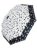 Зонт женский DINIYA арт.102  полуавт 23"(58см)Х9К горох.