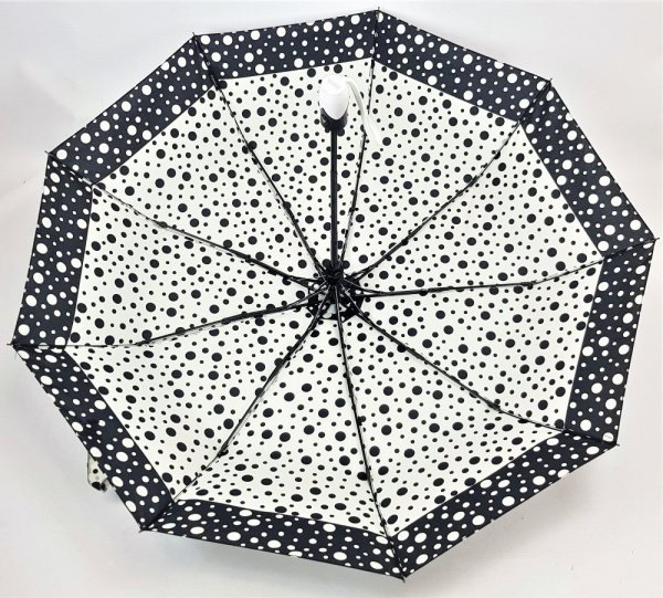 Зонт женский DINIYA арт.239 автомат 21"(54см)Х8К горох.