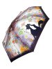 Зонт женский DINIYA арт.104 полуавт 23"(58см)Х8К кошки