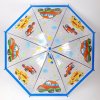Зонт детский DINIYA арт.2656 (2003) полуавт 19"(48см)Х8К прозрачный