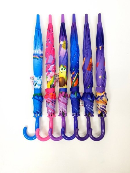 Зонт детский DINIYA арт.2615 полуавт 19"(48см)Х8К авокадо  