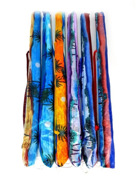 Зонт-пляжный DINIYA арт.8201 полуавт D=160 8K пальмы