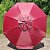 Зонт-пляжный DINIYA арт.8101 полуавт 47"(120см)Х8К серебро (бордовый)