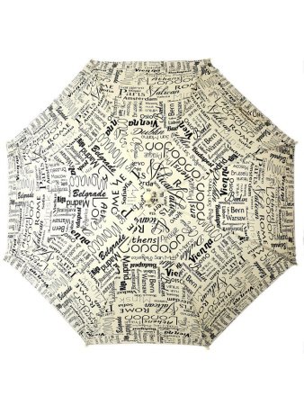 Зонт детский DINIYA арт.2605 (2265) полуавт 19"(48см)Х8К газета