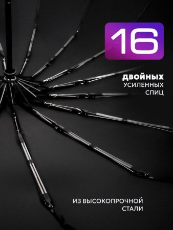 Зонт мужской DINIYA арт.258 автомат 23"(58см)Х16К 2-е спицы 