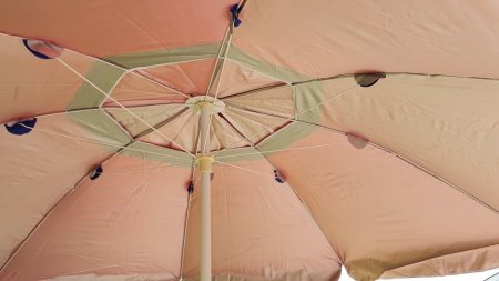 Зонт-пляжный DINIYA арт.8107 полуавт 43"(110см)Х8К серебро  