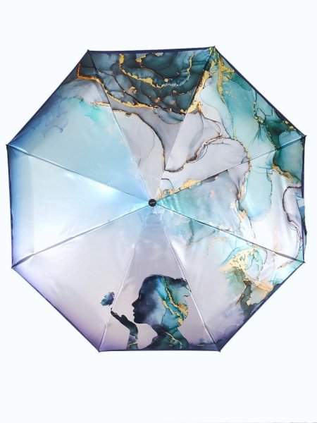 Зонт женский DINIYA арт.214 автомат 4 слож  21"(54см)Х8К разводы