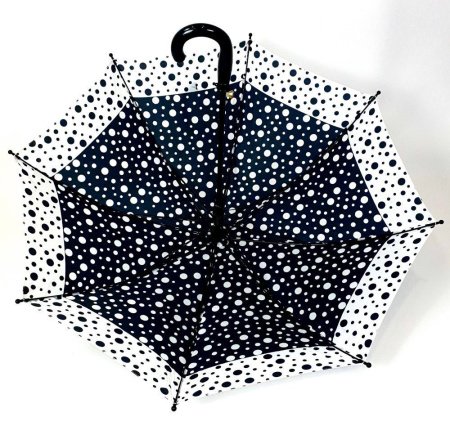 Зонт детский DINIYA арт.2630 (2227) полуавт 19"(48см)Х8К горох