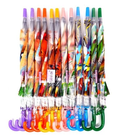 Зонт детский DINIYA арт.2655 (352) полуавт 19"(48см)Х8К  