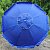 Зонт-пляжный DINIYA арт.8101 полуавт 47"(120см)Х8К серебро (синий)