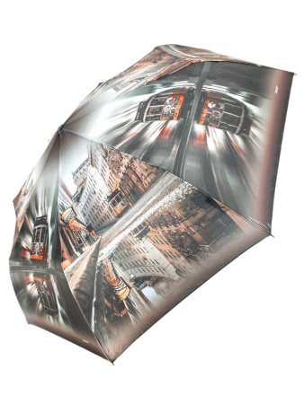 Зонт женский DINIYA арт.202 автомат 4 слож. 21"(54см)Х8К мини трамв.