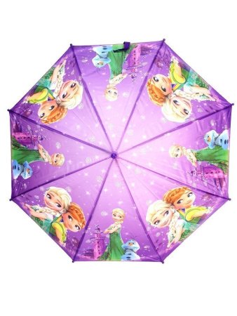 Зонт детский DINIYA арт.2606 (2282) полуавт 19"(48см)Х8К холодное сердце