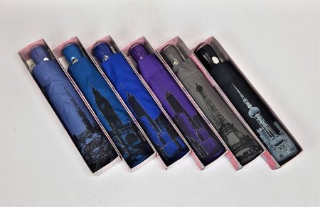 Зонт женский DINIYA арт.926 автомат 23"(58см)Х9К.