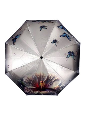 Зонт женский DINIYA арт.260 полуавт 23"(58см)Х8К цветы