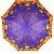 Зонт детский DINIYA арт.2629-8 полуавт 19"(48см)Х8К чебурашка фиол
