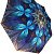 Зонт женский DINIYA арт.158 автомат 23"(58см)Х8К листья/цветы 