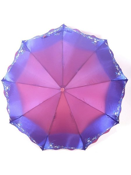 Зонт женский DINIYA арт.989 полуавт 20"(51см)Х9К хамелеон.